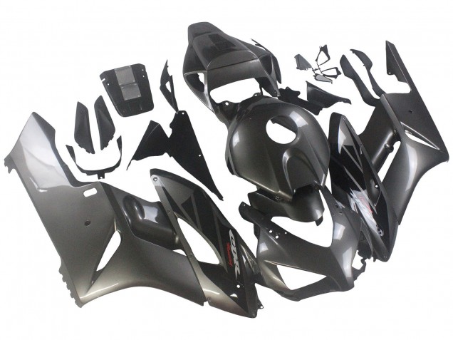 Lojas Carenagens Moto Honda CBR1000RR 2004-2005 - Cinzento Brilhante Preto Brilhante