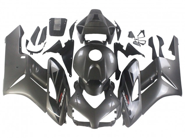 Lojas Carenagens Moto Honda CBR1000RR 2004-2005 - Cinzento Brilhante Preto Brilhante