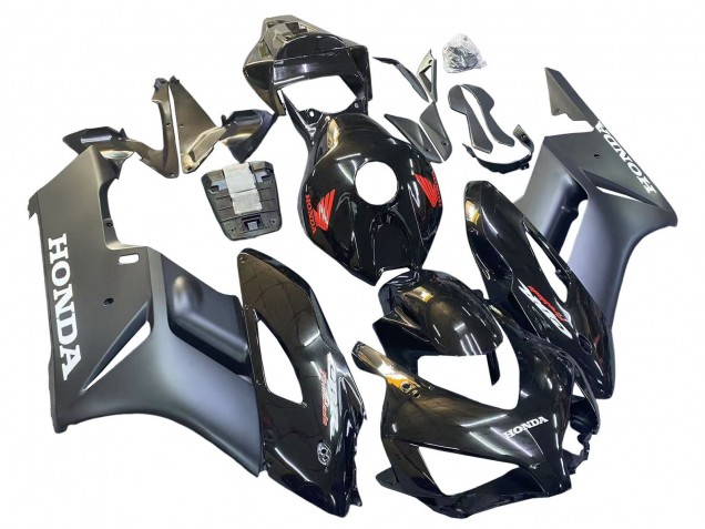 Lojas Carenagens Moto Honda CBR1000RR 2004-2005 - Preto Brilhante Cinzento Fosco Vermelho Fireblade