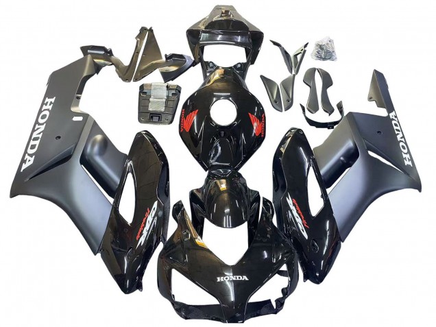 Lojas Carenagens Moto Honda CBR1000RR 2004-2005 - Preto Brilhante Cinzento Fosco Vermelho Fireblade