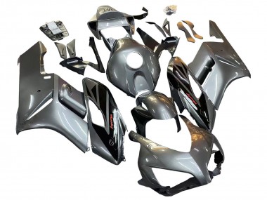 Lojas Carenagem Moto Honda CBR1000RR 2004-2005 - Prata Preto Brilhante