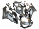 Lojas Carenagem Moto Honda CBR1000RR 2004-2005 - Prata Preto Brilhante