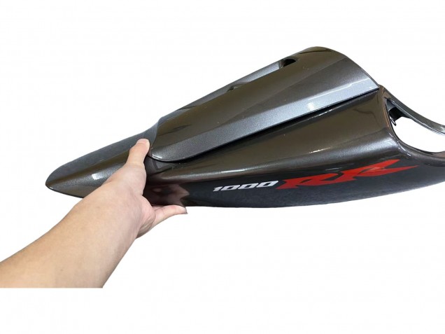 Lojas Carenagem Moto Honda CBR1000RR 2004-2005 - Prata Preto Brilhante