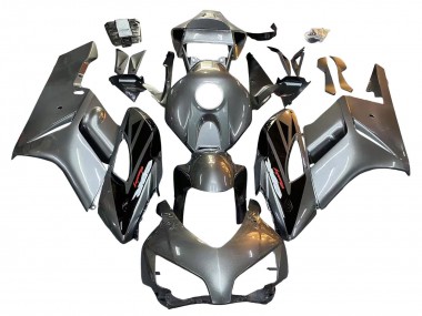 Lojas Carenagem Moto Honda CBR1000RR 2004-2005 - Prata Preto Brilhante
