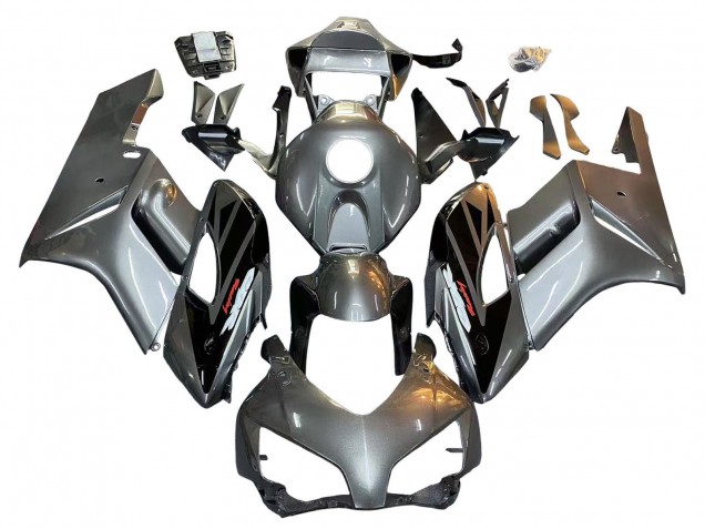 Lojas Carenagem Moto Honda CBR1000RR 2004-2005 - Prata Preto Brilhante