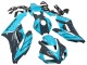 Lojas Carenagens Moto Honda CBR1000RR 2004-2005 - Azul Claro Preto Brilhante