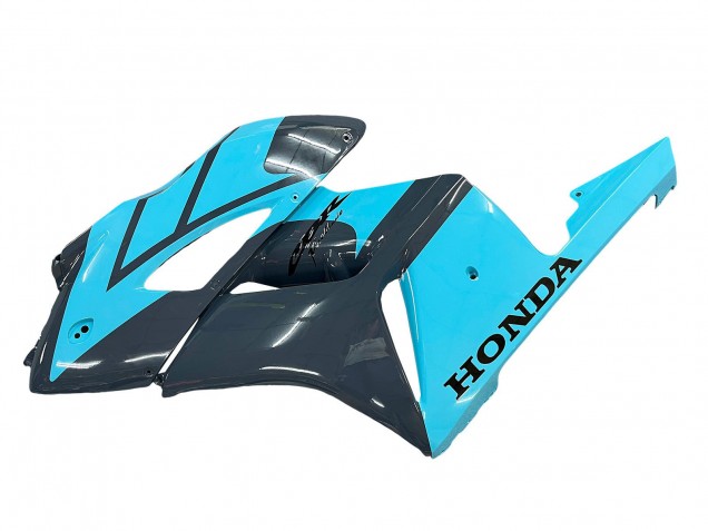 Lojas Carenagens Moto Honda CBR1000RR 2004-2005 - Azul Claro Preto Brilhante