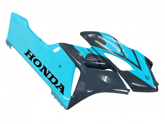 Lojas Carenagens Moto Honda CBR1000RR 2004-2005 - Azul Claro Preto Brilhante