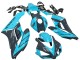 Lojas Carenagens Moto Honda CBR1000RR 2004-2005 - Azul Claro Preto Brilhante
