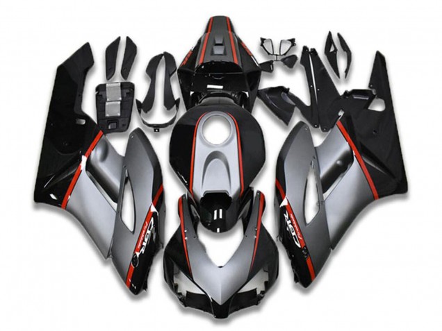 Lojas Carenagens Moto Honda CBR1000RR 2004-2005 - Cinzento Vermelho Preto Brilhante