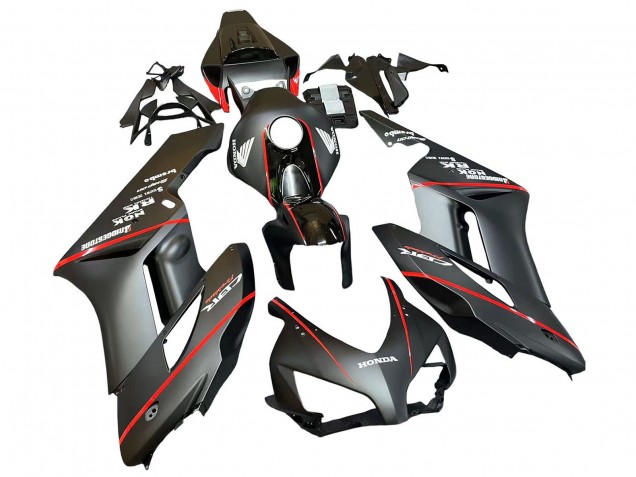 Lojas Carenagens Moto Honda CBR1000RR 2004-2005 - Preto Brilhante Cinzento Brilhante Vermelho Listra