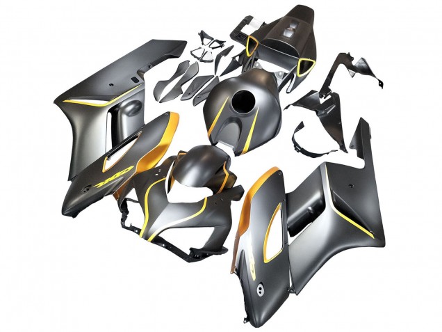 Lojas Carenagens Moto Honda CBR1000RR 2004-2005 - Cinzento Fosco Ouro