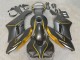 Lojas Carenagens Moto Honda CBR1000RR 2004-2005 - Cinzento Fosco Ouro