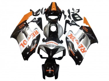 Lojas Carenagens Moto Honda CBR1000RR 2004-2005 - Laranja Prata Preto Brilhante Repsol