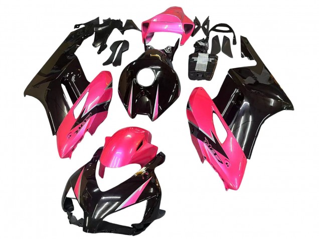 Lojas Carenagens Moto Honda CBR1000RR 2004-2005 - Rosa Preto Brilhante