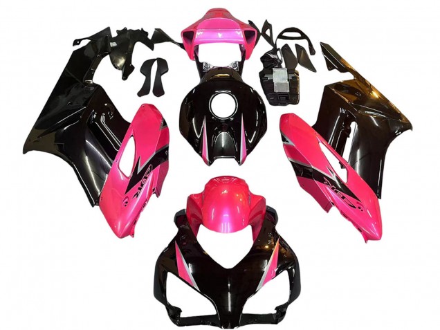 Lojas Carenagens Moto Honda CBR1000RR 2004-2005 - Rosa Preto Brilhante