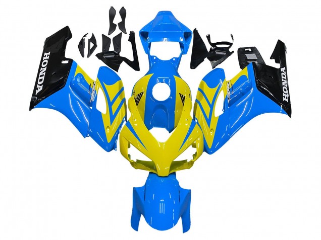 Lojas Carenagens Moto Honda CBR1000RR 2004-2005 - Azul Amarelo Preto Brilhante