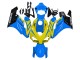 Lojas Carenagens Moto Honda CBR1000RR 2004-2005 - Azul Amarelo Preto Brilhante