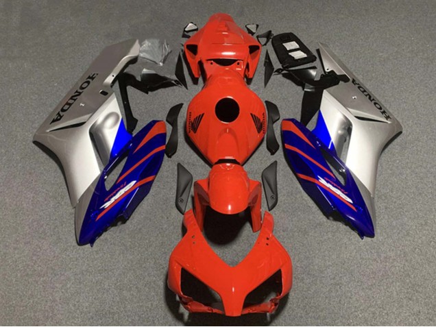 Lojas Carenagens Moto Honda CBR1000RR 2004-2005 - Prata Azul Vermelho Listra