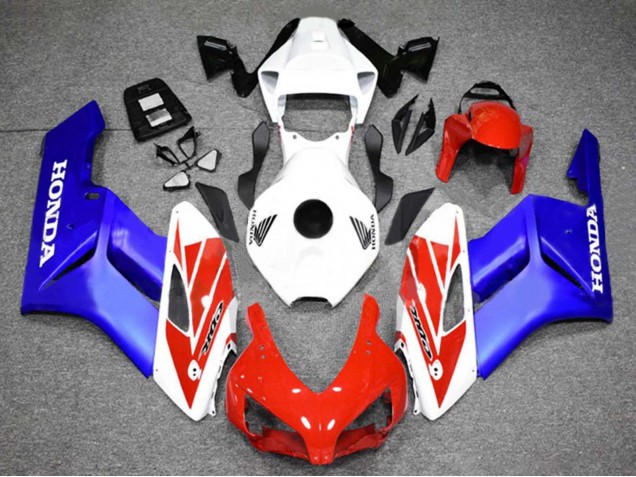 Lojas Carenagem Moto Honda CBR1000RR 2004-2005 - Branco Vermelho Azul