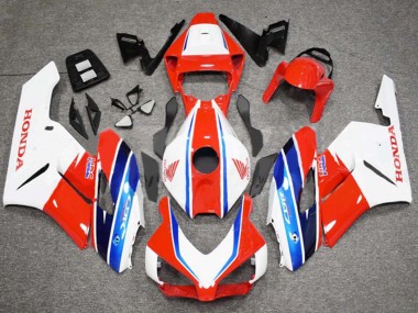 Lojas Carenagem Moto Honda CBR1000RR 2004-2005 - Branco Vermelho Azul HRC