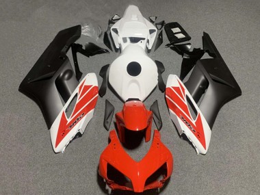 Lojas Carenagens Moto Honda CBR1000RR 2004-2005 - Branco Vermelho Preto Fosco