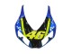 Lojas Carenagens Moto Honda CBR1000RR 2006-2007 - Azul Verde Fluorescente Preto Brilhante Tubarão 46