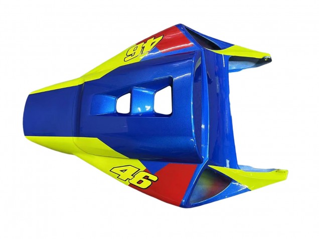 Lojas Carenagens Moto Honda CBR1000RR 2006-2007 - Azul Verde Fluorescente Preto Brilhante Tubarão 46