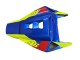 Lojas Carenagens Moto Honda CBR1000RR 2006-2007 - Azul Verde Fluorescente Preto Brilhante Tubarão 46