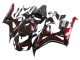 Lojas Carenagem Moto Honda CBR1000RR 2006-2007 - Preto Brilhante Vermelho Chama