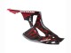 Lojas Carenagem Moto Honda CBR1000RR 2006-2007 - Preto Brilhante Vermelho Chama