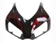 Lojas Carenagem Moto Honda CBR1000RR 2006-2007 - Preto Brilhante Vermelho Chama