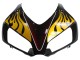 Lojas Carenagens Moto Honda CBR1000RR 2006-2007 - Preto Brilhante Amarelo Vermelho Chama