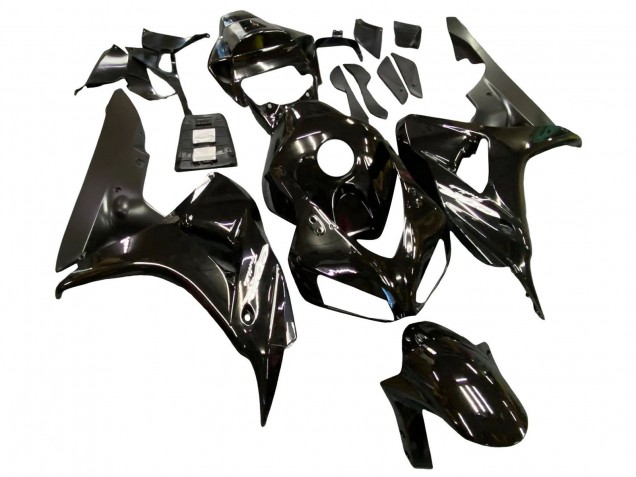 Lojas Carenagens Moto Honda CBR1000RR 2006-2007 - Preto Brilhante Preto Fosco