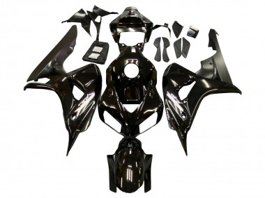 Lojas Carenagens Moto Honda CBR1000RR 2006-2007 - Preto Brilhante Preto Fosco
