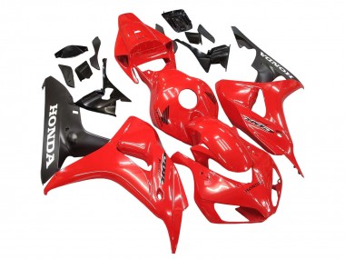 Lojas Carenagens Moto Honda CBR1000RR 2006-2007 - Vermelho Preto Fosco