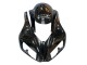 Lojas Carenagens Moto Honda CBR1000RR 2006-2007 - Preto Brilhante Ouro SevenStars