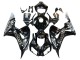 Lojas Carenagens Moto Honda CBR1000RR 2006-2007 - Preto Brilhante Ouro SevenStars