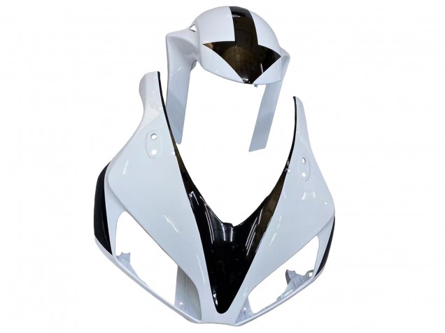 Lojas Carenagens Moto Honda CBR1000RR 2006-2007 - Branco Preto Brilhante Pramac