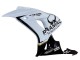 Lojas Carenagens Moto Honda CBR1000RR 2006-2007 - Branco Preto Brilhante Pramac