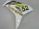 Lojas Carenagens Moto Honda CBR1000RR 2006-2007 - Branco Verde Preto Brilhante Hannspree 52