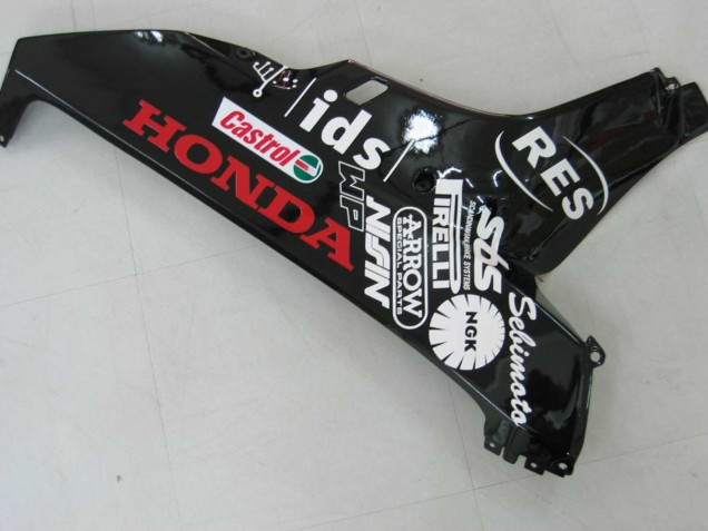 Lojas Carenagens Moto Honda CBR1000RR 2006-2007 - Branco Verde Preto Brilhante Hannspree 52
