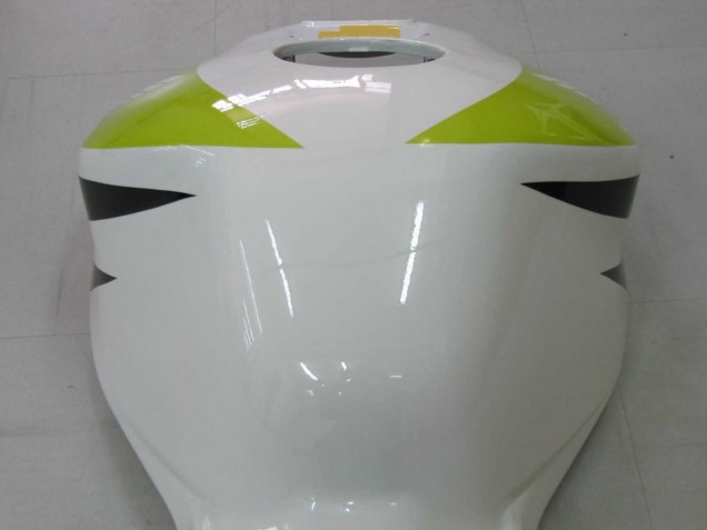Lojas Carenagens Moto Honda CBR1000RR 2006-2007 - Branco Verde Preto Brilhante Hannspree 52