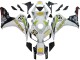 Lojas Carenagens Moto Honda CBR1000RR 2006-2007 - Branco Verde Preto Brilhante Hannspree 52