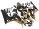 Lojas Carenagens Moto Honda CBR1000RR 2006-2007 - Ouro Preto Brilhante
