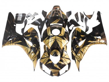 Lojas Carenagens Moto Honda CBR1000RR 2006-2007 - Ouro Preto Brilhante
