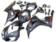 Lojas Carenagens Moto Honda CBR1000RR 2006-2007 - Preto Fosco Vermelho Decalques