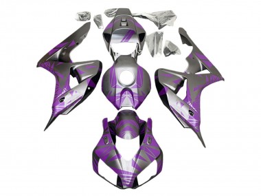 Lojas Carenagens Moto Honda CBR1000RR 2006-2007 - Prata Roxo Claro