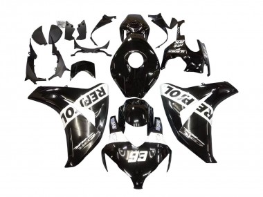 Lojas Carenagens Moto Honda CBR1000RR 2008-2011 - Preto Brilhante Branco Repsol 93