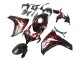 Lojas Carenagem Moto Honda CBR1000RR 2008-2011 - Preto Brilhante Vermelho Chama